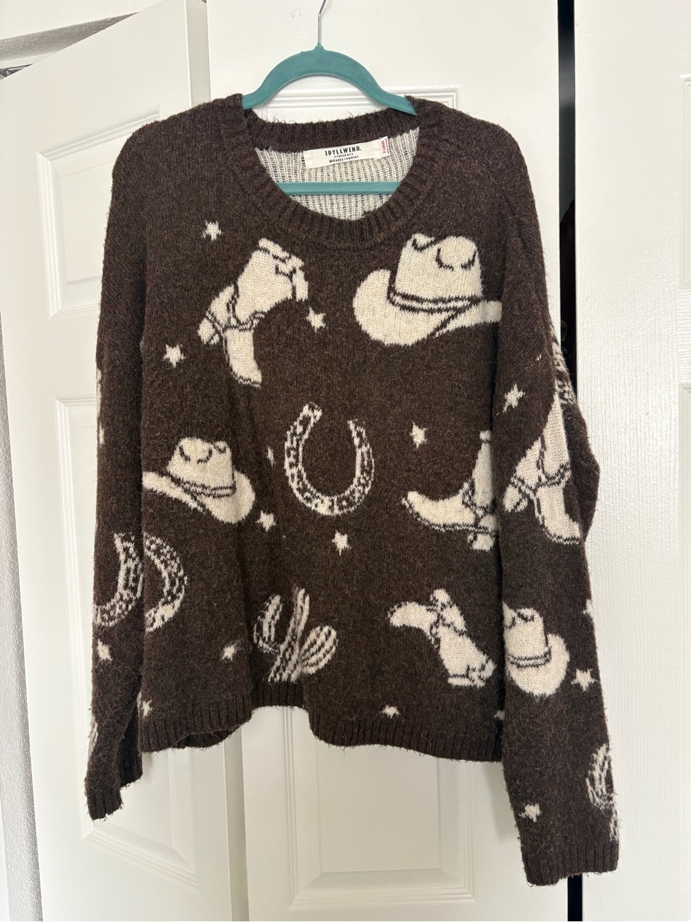 Soft, Cute Western Themed Sweater
